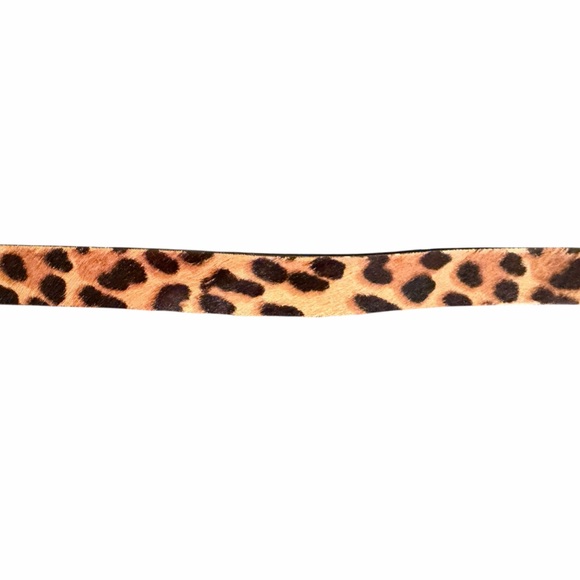 J. Crew Animal Cheetah Hair & Leather Belt - Picture 3 of 11